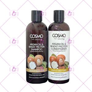 شامپو و ماسک مو آرگان کاسمو حجم 960 میلی لیتر
